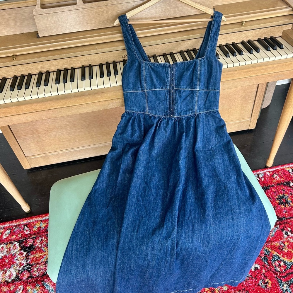 Reformation Denim Balia Dress